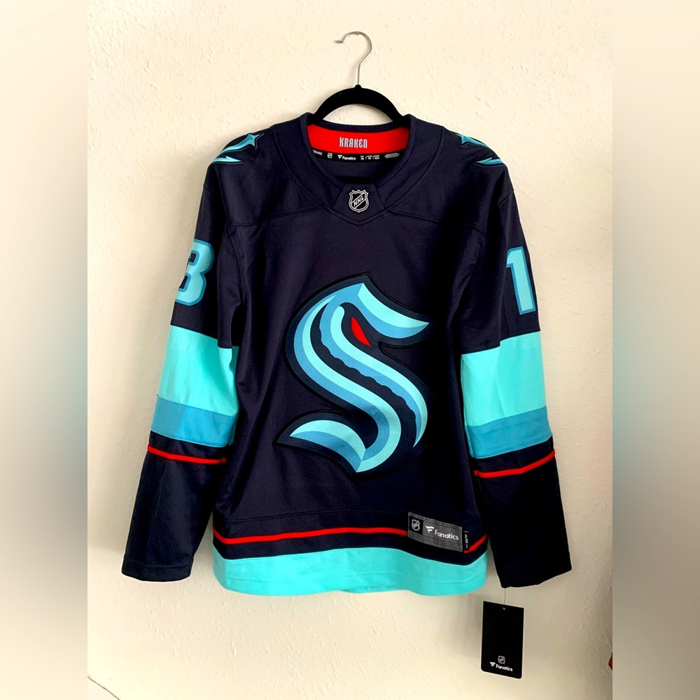 FINAL SALE: MOVING TO CONSIGNMENT, NWT Seattle Kraken Jersey (Tanev #13)
